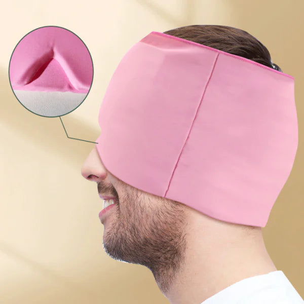 Gel Ice Mask for Migraine Relief and Physiotherapy Care