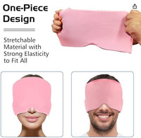 Gel Ice Mask for Migraine Relief and Physiotherapy Care