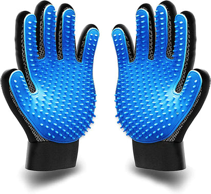 Pet Grooming Brush and Massage Glove for Cats