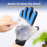 Pet Grooming Brush and Massage Glove for Cats