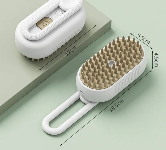 Pet Spray Massage Brush for Cats and Dogs