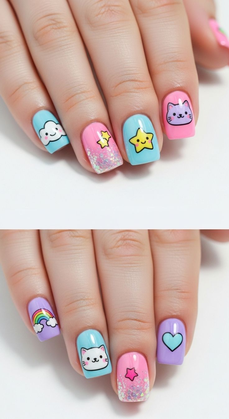 3D Nail Art Doodle Pen Set - 12 Colors