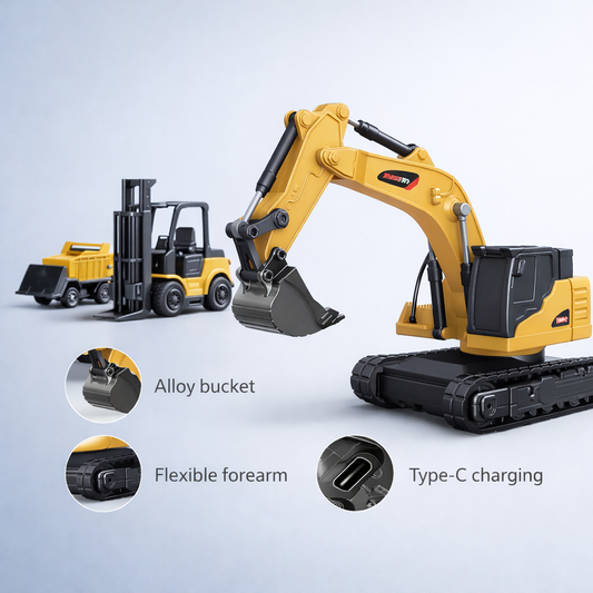 RC Mini excavator l Dumptruck l Forklift