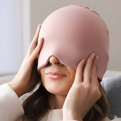 Gel Ice Mask for Migraine Relief and Physiotherapy Care