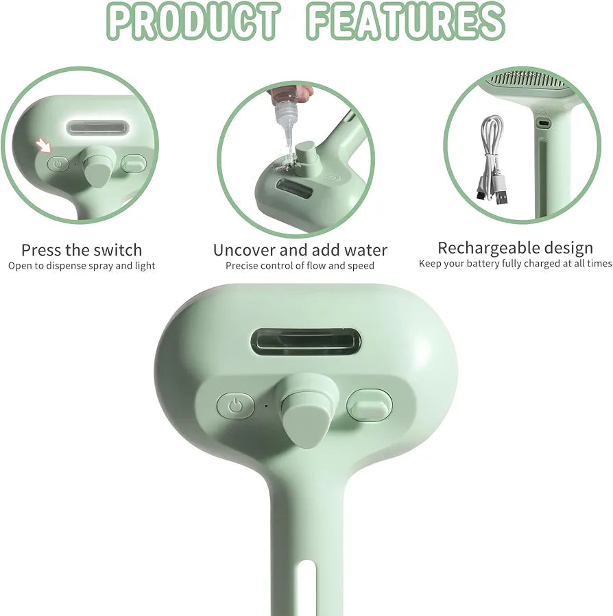 Steamy Brush Pet Spray